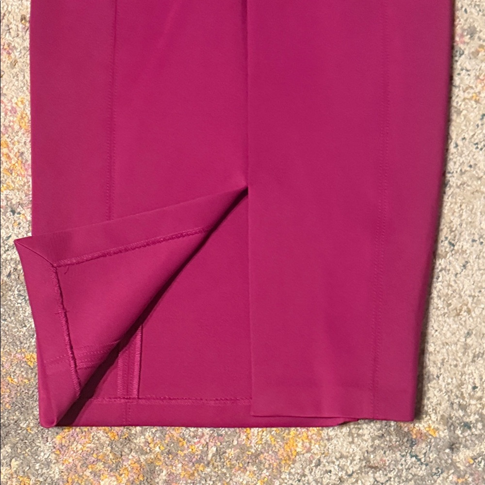 NWT Calvin Klein Fuchsia Long Sleeve Dress 6 - Picture 9 of 10